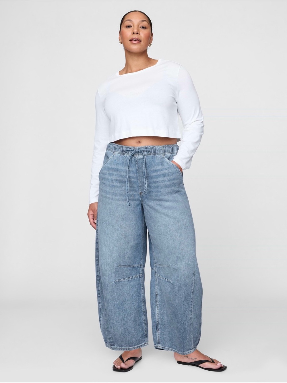 GAP Mid Rise UltraSoft Easy Horshoe Jeans